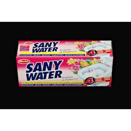 Hygienické závěsné WC bloky Sanywater Fiori 4ks