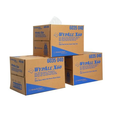 Utěrka průmyslová Wypall X60 Brag Box bílé 31x42cm  