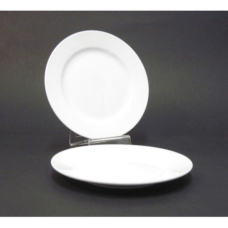 Talíř dezertní porcelánový 20cm bílý nedekorovaný